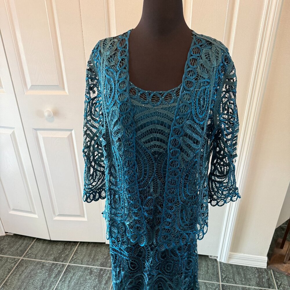 Formal evening wear or mother of the bride - Soulmates, Size L Blue